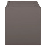 Cushion Box Grey 86x40x42 cm 85 L - Side View