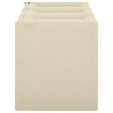 Cushion Box Angora White 125x40x42 cm 130 L - Side View