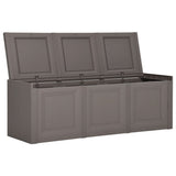Cushion Box Grey 125x40x42 cm 130 L - 45-Degree Angle