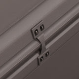 Cushion Box Grey 125x40x42 cm 130 L - Close-Up Angle
