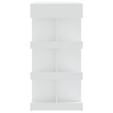 Bar Table with Storage Rack White 100x50x101.5 cm Engineered Wood - Rear View