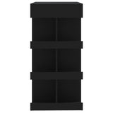 Bar Table with Storage Rack Black 100x50x101.5 cm Engineered Wood