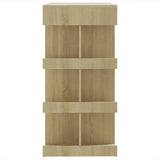 Bar Table with Storage Rack Sonoma Oak 100x50x101.5 cm Engineered Wood - Rear View