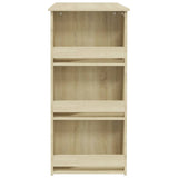 Bar Table with Storage Rack Sonoma Oak 102x50x103.5cm Engineered Wood