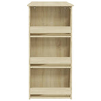 Bar Table with Storage Rack Sonoma Oak 102x50x103.5cm