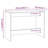 3 Piece Dining Set White Engineered Wood - Extra Image