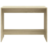 3 Piece Dining Set Sonoma Oak Engineered Wood - Rear View