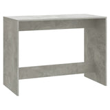 3 Piece Dining Set Concrete Grey Engineered Wood - 45-Degree Angle
