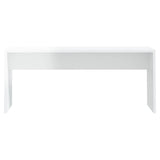3 Piece Dining Set High Gloss White Engineered Wood - Extra Image