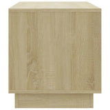 TV Cabinet Sonoma Oak 102x41x44 cm Engineered Wood - Rear View
