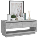 TV Cabinet Concrete Grey 102x41x44 cm Engineered Wood - Top-Down View