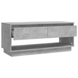 TV Cabinet Concrete Grey 102x41x44 cm Engineered Wood - Low Angle