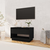 TV Cabinet Black 70x41x44 cm Engineered Wood - Side View
