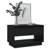 TV Cabinet Black 70x41x44 cm Engineered Wood - Top-Down View