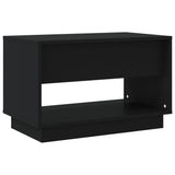 TV Cabinet Black 70x41x44 cm Engineered Wood - Rear View
