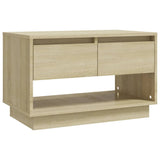 TV Cabinet Sonoma Oak 70x41x44 cm Engineered Wood - Front View