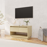 TV Cabinet Sonoma Oak 70x41x44 cm Engineered Wood - Side View