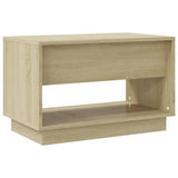 TV Cabinet Sonoma Oak 70x41x44 cm Engineered Wood - Rear View