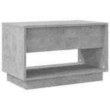 TV Cabinet Concrete Grey 70x41x44 cm Engineered Wood - Rear View