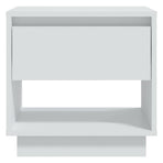Bedside Cabinets 2 pcs White 45x34x44 cm Engineered Wood