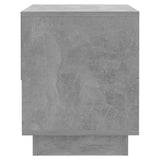 Bedside Cabinets 2 pcs Concrete Grey 45x34x44 cm Engineered Wood