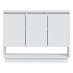 Sideboard White 97x31x75 cm Engineered Wood