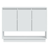 Sideboard White 97x31x75 cm Engineered Wood - 45-Degree Angle