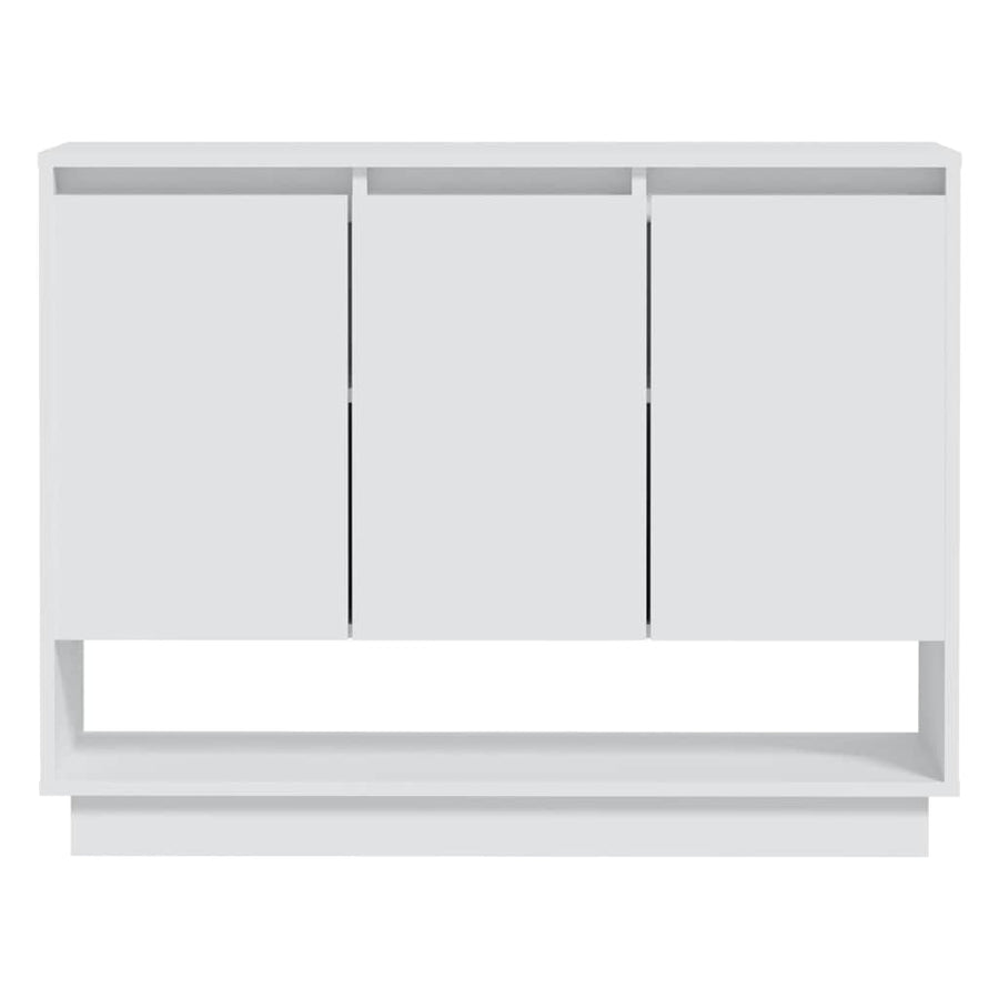 Sideboard White 97x31x75 cm Engineered Wood