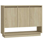 Sideboard Sonoma Oak 97x31x75 cm Engineered Wood