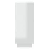 Sideboard High Gloss White 97x31x75 cm Engineered Wood - Close-Up Angle