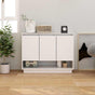 Sideboard High Gloss White 97x31x75 cm Engineered Wood