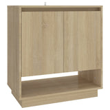 Sideboard Sonoma Oak 70x41x75 cm Engineered Wood - Front View