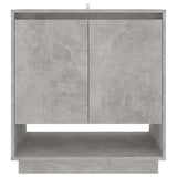 Sideboard Concrete Grey 70x41x75 cm Engineered Wood - Side View