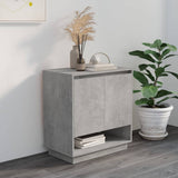 Sideboard Concrete Grey 70x41x75 cm Engineered Wood - Close-Up Angle