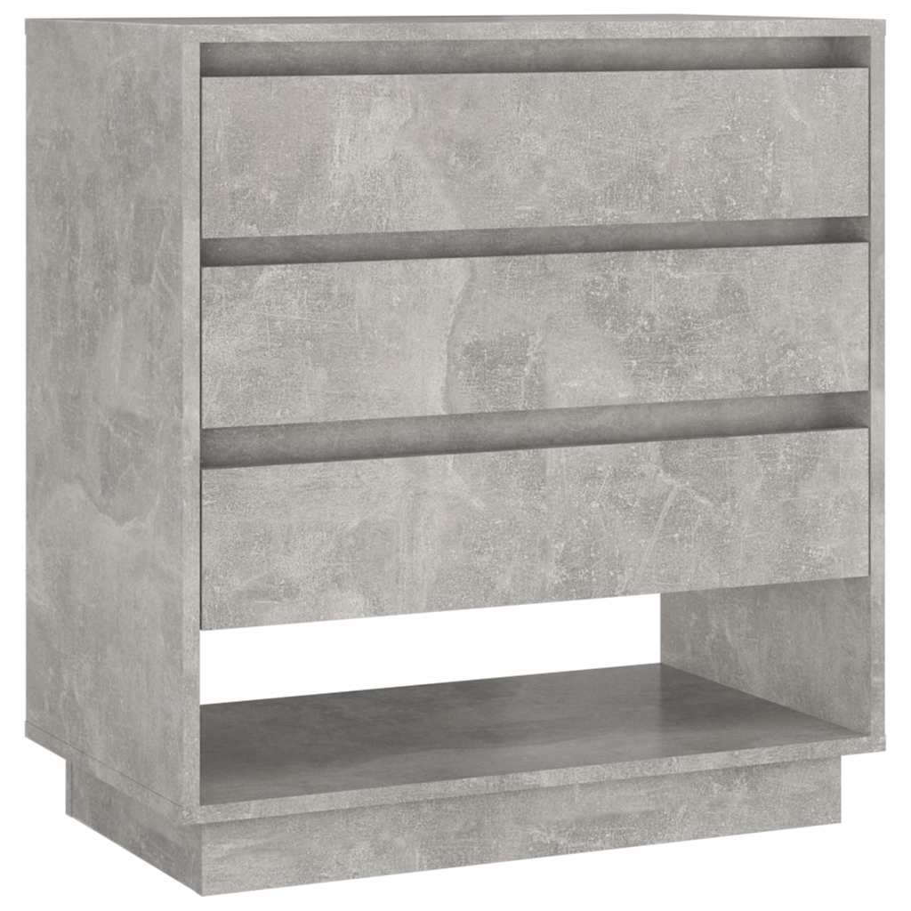 Sideboard Concrete Grey 70x41x75 cm Engineered Wood