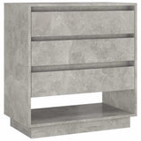 Sideboard Concrete Grey 70x41x75 cm Engineered Wood