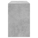 Desk Concrete Grey 101x50x76.5 cm Engineered Wood