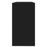Console Table Black 89x41x76.5 cm Engineered Wood - Rear View