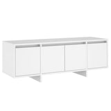 TV Cabinet White 120x30x40.5 cm Engineered Wood - Front View