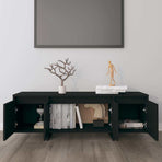 TV Cabinet Black 120x30x40.5 cm Engineered Wood