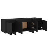 TV Cabinet Black 120x30x40.5 cm Engineered Wood