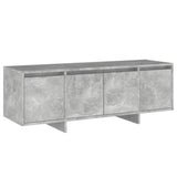 TV Cabinet Concrete Grey 120x30x40.5 cm Engineered Wood - Front View