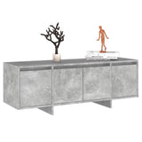 TV Cabinet Concrete Grey 120x30x40.5 cm Engineered Wood - Top-Down View