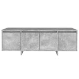 TV Cabinet Concrete Grey 120x30x40.5 cm Engineered Wood