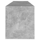 TV Cabinet Concrete Grey 120x30x40.5 cm Engineered Wood - Rear View