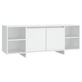TV Cabinet White 130x35x50 cm Engineered Wood