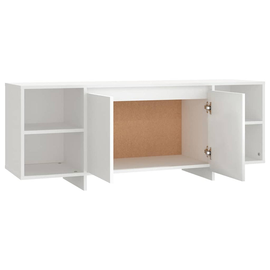TV Cabinet White 130x35x50 cm Engineered Wood