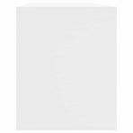 TV Cabinet White 130x35x50 cm Engineered Wood
