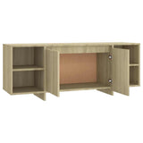 TV Cabinet Sonoma Oak 130x35x50 cm Engineered Wood