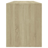 TV Cabinet Sonoma Oak 130x35x50 cm Engineered Wood